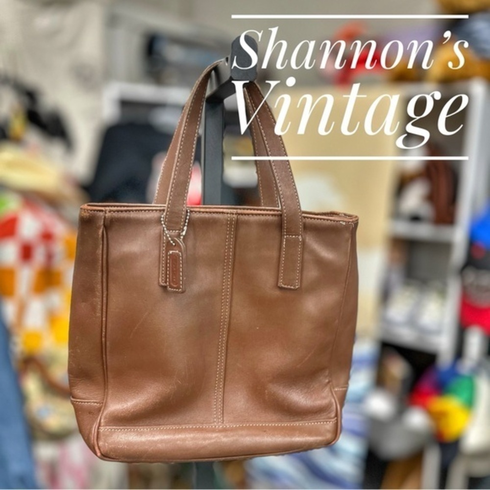 Coach Vintage Brown Bleeker Tote